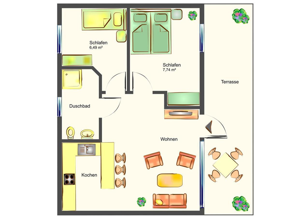 Ferienanlage Bansin Seepferdchen 7 Heringsdorf  Ngoại thất bức ảnh